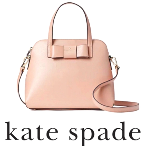 kate spade Handbags - Kate Spade New York Maise Rosy Cheeks Bow Satchel/Crossbody